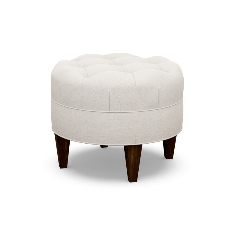 Round Ottoman, Walnut, 3906-99