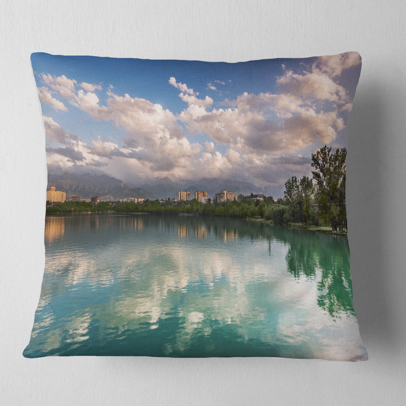 Housse et housse de coussin Cityscape, 16 po x 1 po, Coussin décoratif