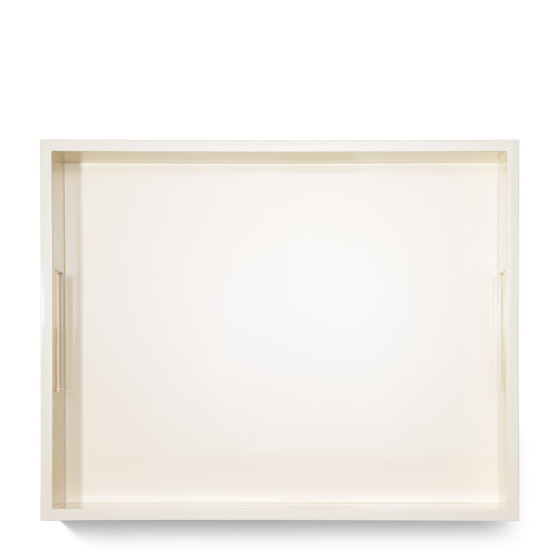 Piero Lacquer Decorative Tray, 3" H x 20" L x 15.8" W