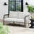 Coussin blanc / structure graphite est en rupture de stock