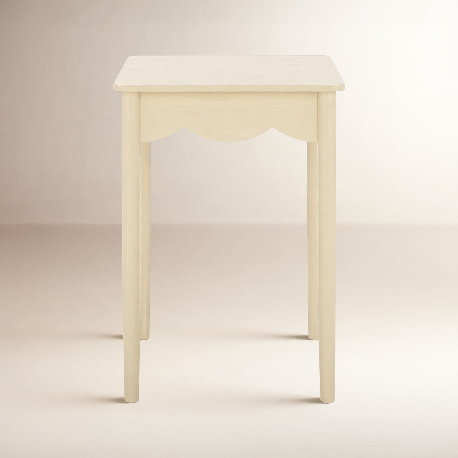 Gerin 17" Pine End Table, Sand