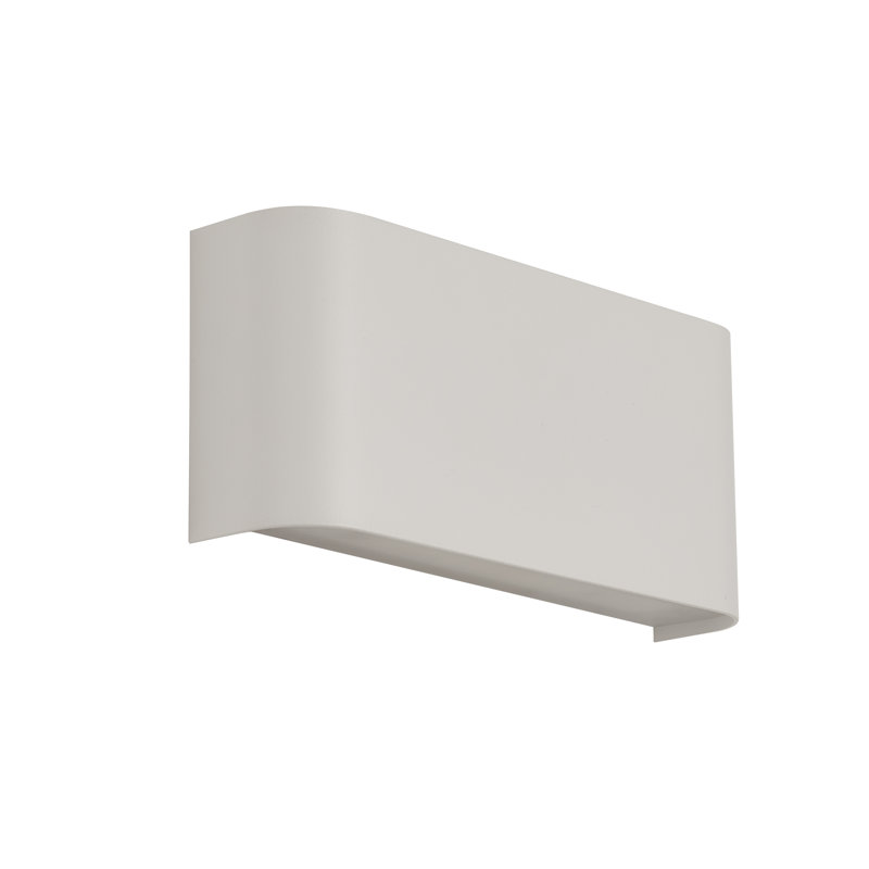 Benny Aluminium LED Outdoor Flush Mount, White