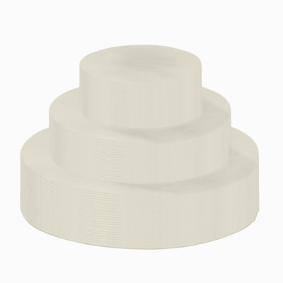 Séparateur de plaques en feutre FabricLA | Ensemble de 48 tampons ronds en 3 tailles différentes
