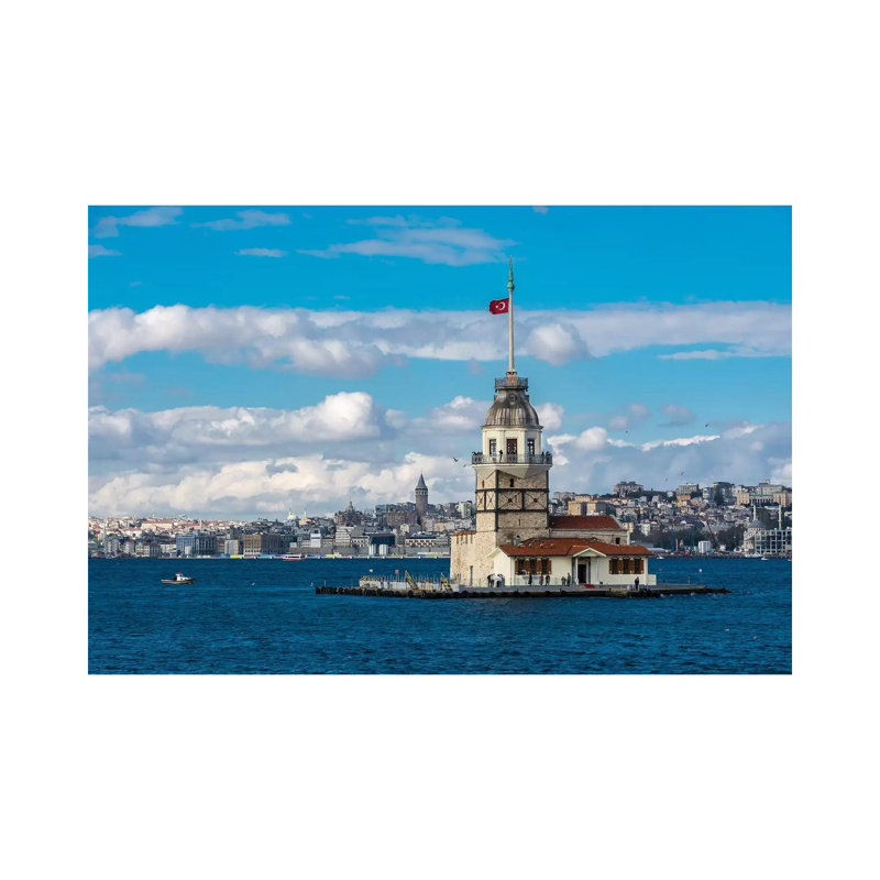 Maiden Tower, Istanbul by Nejdet Duzen - Wrapped Canvas Print, 66.04 cm H x 45.72 cm W x 3.175 cm D