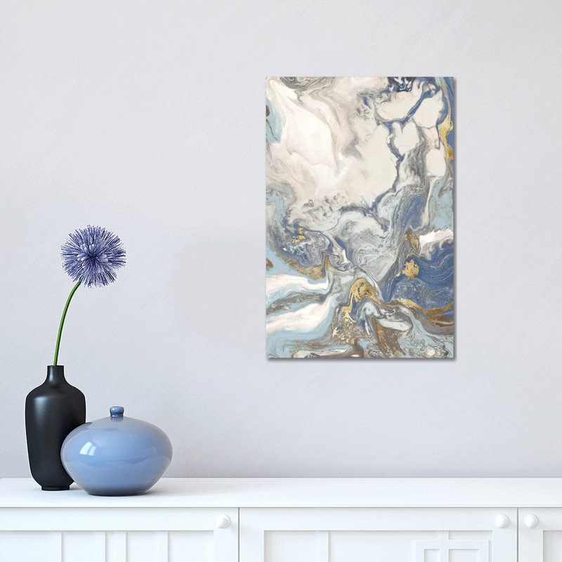 Seeking For New Beginning I by Eva Watts - Painting on Canvas, 45.72cm H x 30.48cm W x 1.91cm D, Wrapped Canvas