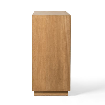 Maren 34" Carved Wood Accent Cabinet