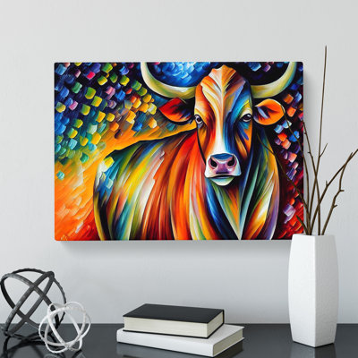 Cow Painting Vol.3 - Wrapped Canvas Painting