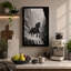 Horse in Stone Canyon Minimalist - Wrapped Canvas-49133734-49133742