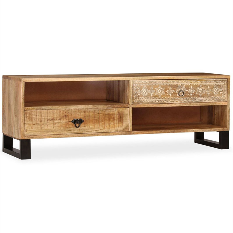 Keyone Unfinished TV Stand for TVs up to 50"