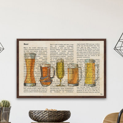 «Pick Your Beer» par Eyre Tarney - impression encadrée sur papier