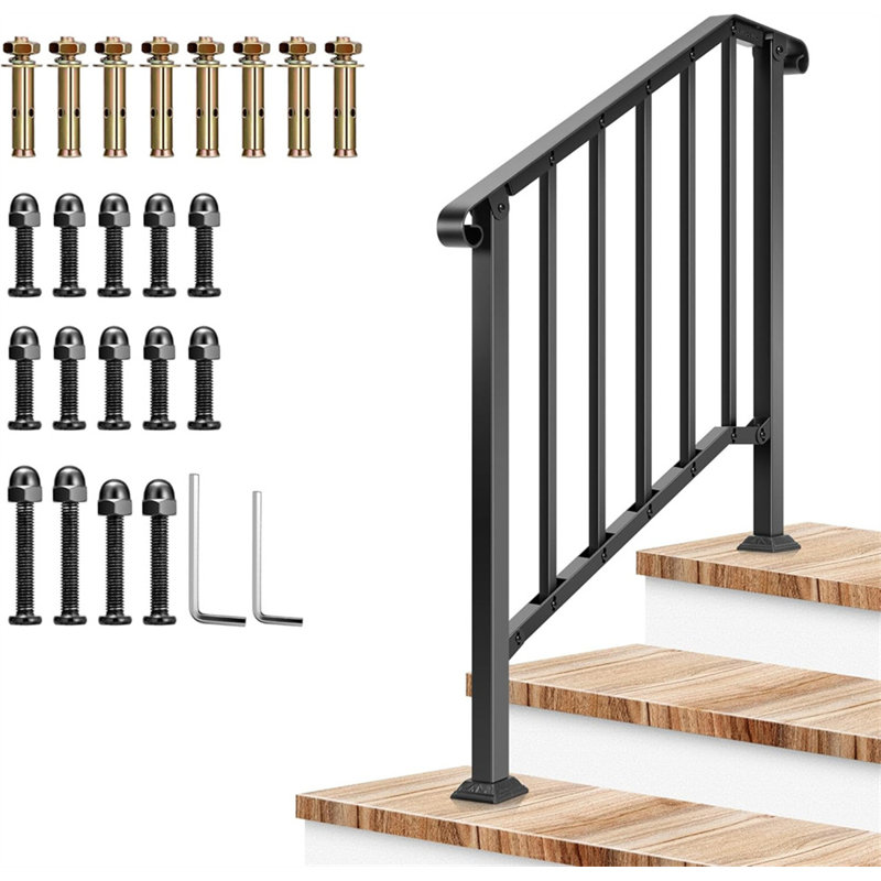 Rampe d'escalier à 2 marches