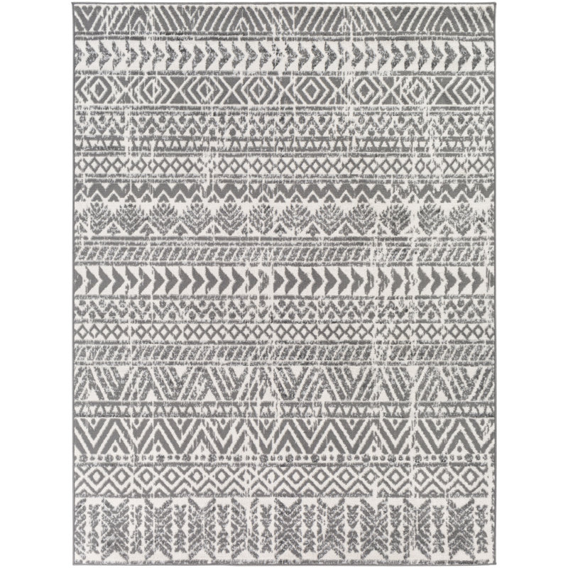 Tapis gris foncé Casa, Rectangle 6 pi 7 po x 9 pi