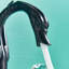 Robinet de lavabo de salle de bain à 3 trous avec robinet de lavabo noir Swan