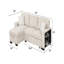 Canapé modulaire de style moderne fabriqué en bois et en velours-1435233811
