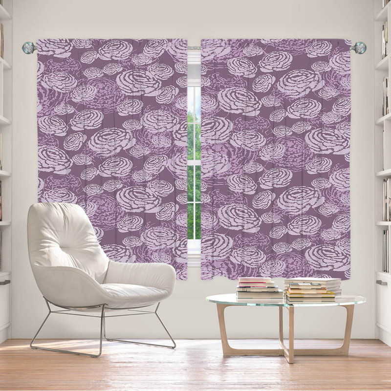 Paire de rideaux obscurcissant en polyester Roshawn, L 40 po x L 61 po