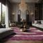 Tapis rouge soyeux et moelleux-800551336