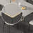 Light Luxury High-end Dining Table And Chairs 4 - Person Four Leg Dining Set-101919188