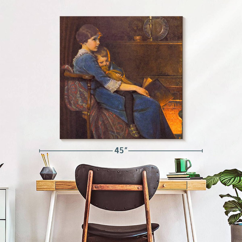 Bedtime 1923, 33" H x 33" W