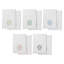  Ensemble de serviettes de bain 100% coton à motif floral festonné 2 pièces-1749445354-1749445355