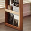 Bureau en bois massif brun en forme de L avec 4 tiroirs-1252785811-1252785813