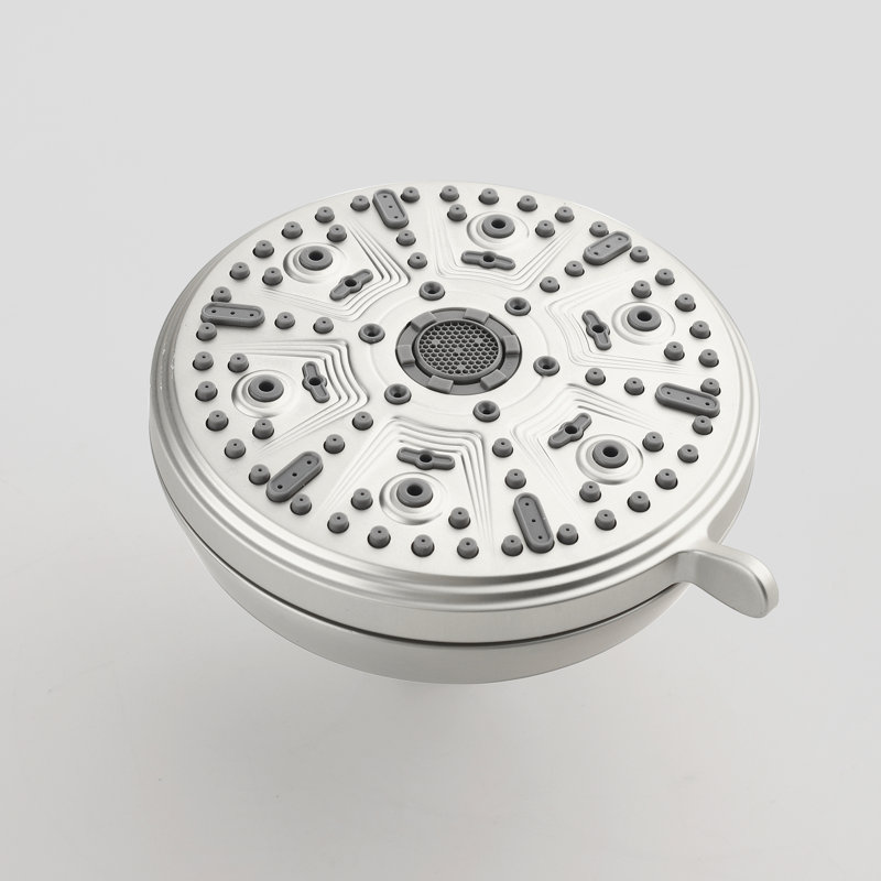 Robinet de baignoire et de douche avec valve brute, Nickel brossé