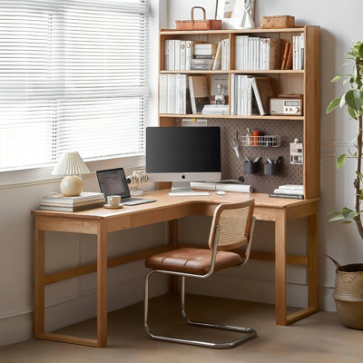 TB5207369780994RF&Size L-Shaped Solid Wood Writing Desk