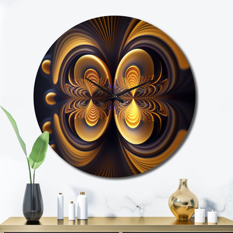 Horloge murale Op-Art Retro, Très grand