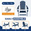 Ensemble de 4 chaises Adirondack pliantes-1050472138