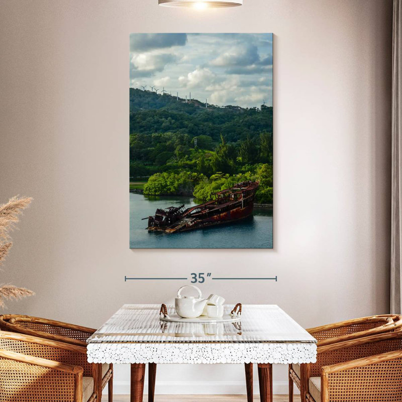 Mehar Honduras Shipwreck, 51" H x 34" W