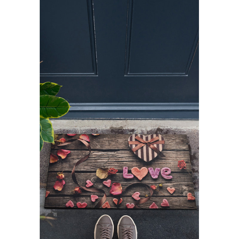Durable PVC Doormat, Non-Slip Underside, 15.7 x 23.6 inches | 100% PVC Material, Machine Washable at 86°F | Perfect for Indoor & Outdoor Use, Easy to Clean, Stylish & Functional Welcome Mat