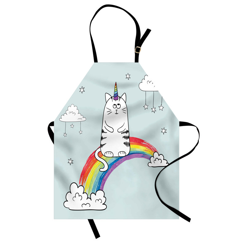 No Pattern Bib Apron