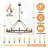 Courteney 12 - Light Dimmable Wagon Wheel Chandelier-1709705448