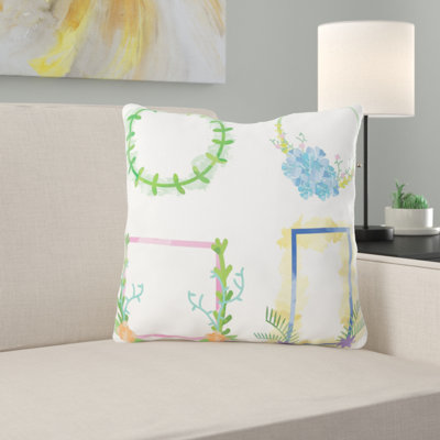 Coussin décoratif floral Bronagh