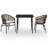Janaina Rectangular 2 - Person Dining Set-1608875529-1608875574
