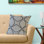 Lalage Geometric Feather Reversible Throw Pillow