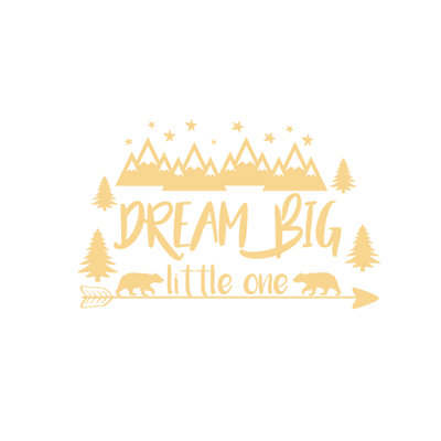 Décalcomanie murale big little rêve
