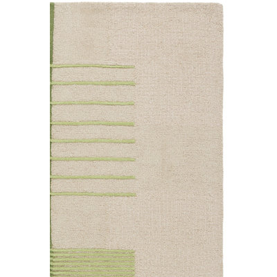 Genre 204% laine touffetée à la main; Tapis abstrait 15% coton