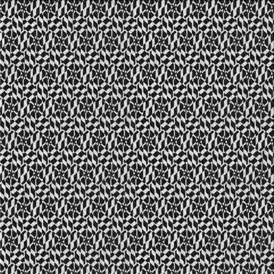 Tapis noir/blanc à motifs