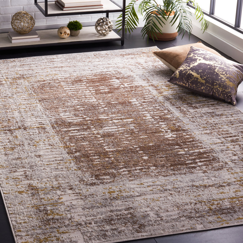 Palma Performance Abstract Rug, Rectangle 5'3" x 7'6"