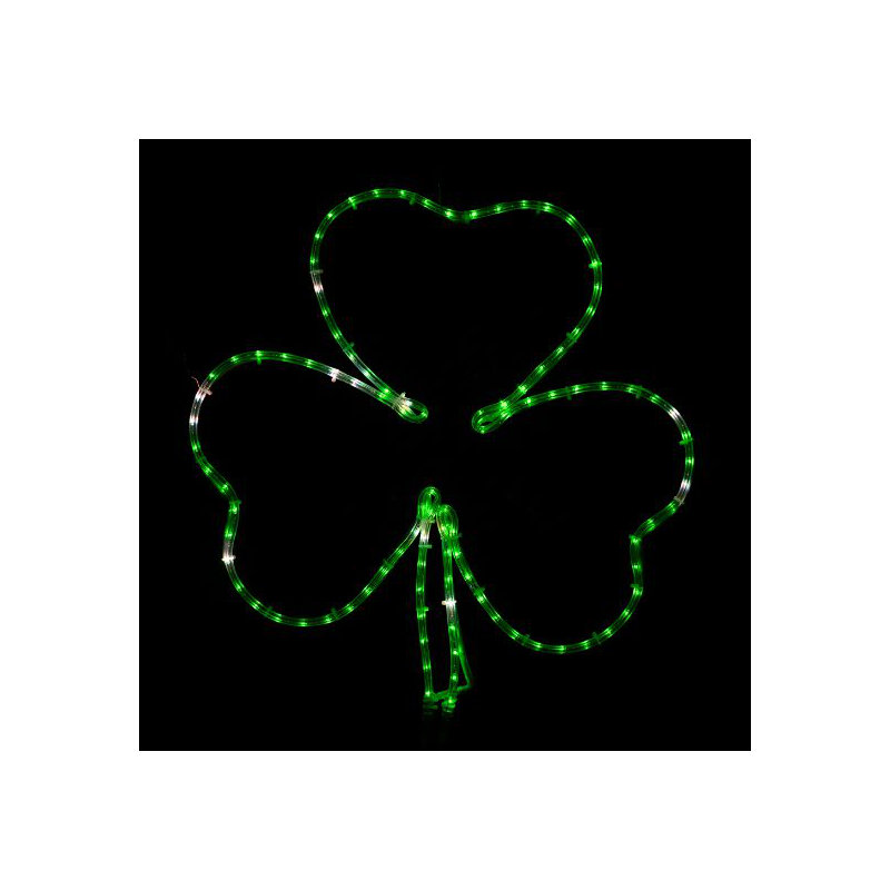 Shamrock St. Patrick's dynamique, 3 feuilles