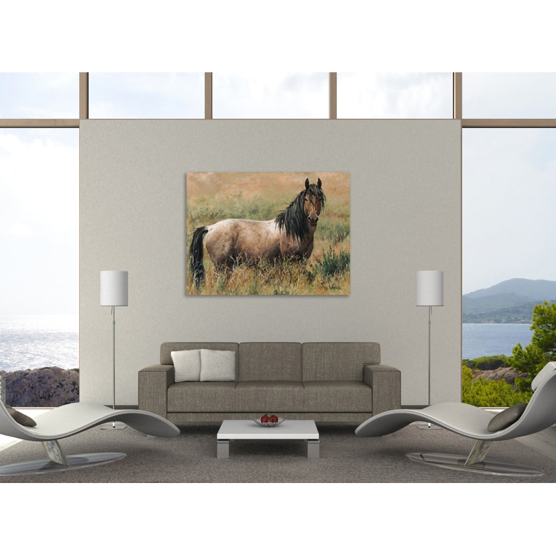 «Hot Shot» par Valerie Warner - reproduction sur toile tendue, H 18 po x l 24 po x P 1,5 po