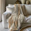 Delicate Pampas Whispers - Jeté de qualité supérieure en sherpa 1 pièce-1298229054