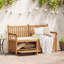 Solid Wood Outdoor Bench-245263172
