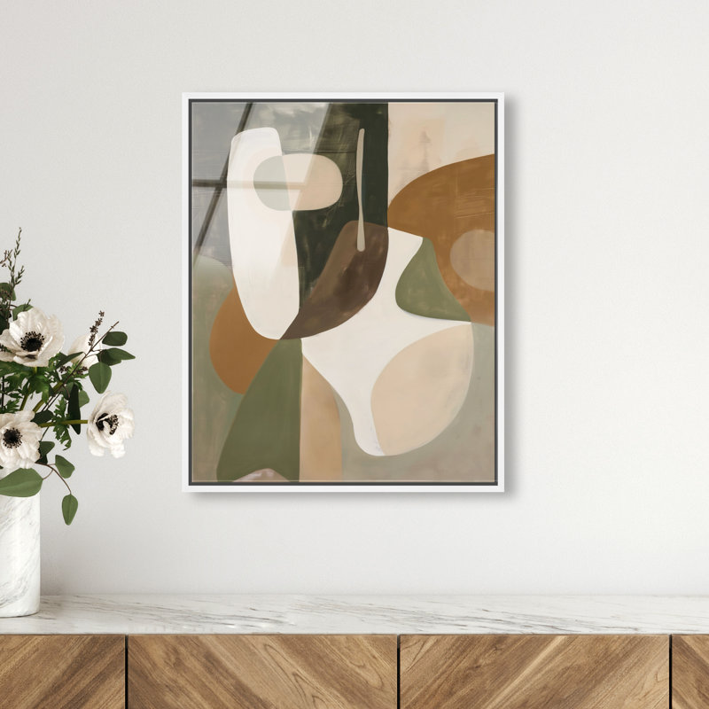 Dreamy Shape Pulse II High-Gloss Frameless Acrylic Glass Wall Art Abstract Print by Oliver Gal, Ready to Hang, 16 x 20