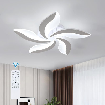 Julann Acrylic LED Semi Flush Mount