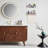 Turah 2 Piece Paulownia Solid Wood Bracket Shelf