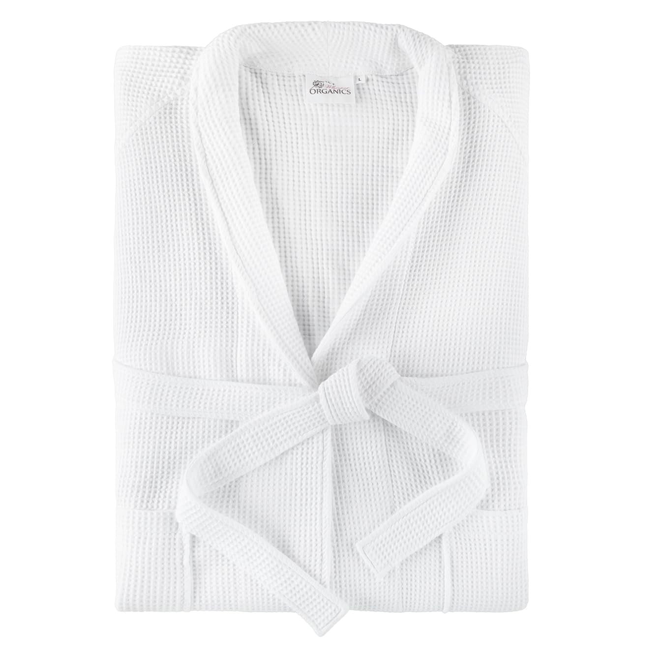 Whisper Organics 100% Organic Cotton Robe - Soft Lightweight Cotton ...