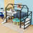 Metal Loft Bed With Staircase And Slide-121403396-121403397