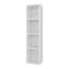 Armoire murale Cale, 4 tablettes, blanc