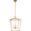 Darlana Medium Lantern in Gild